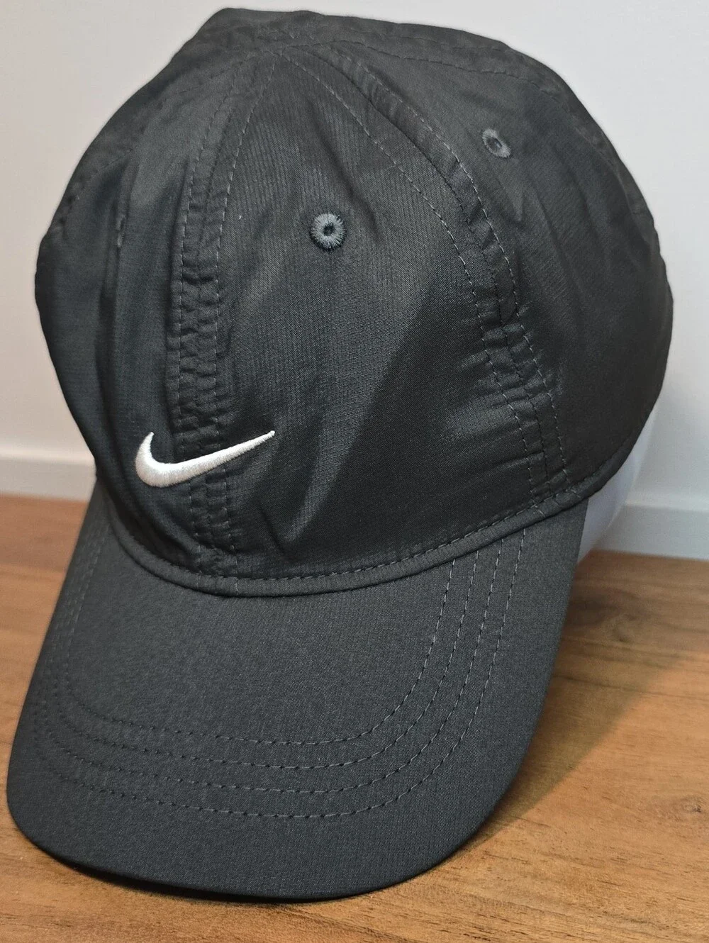 Nike Toddler's Charcoal Gray Swoosh Performance Cap